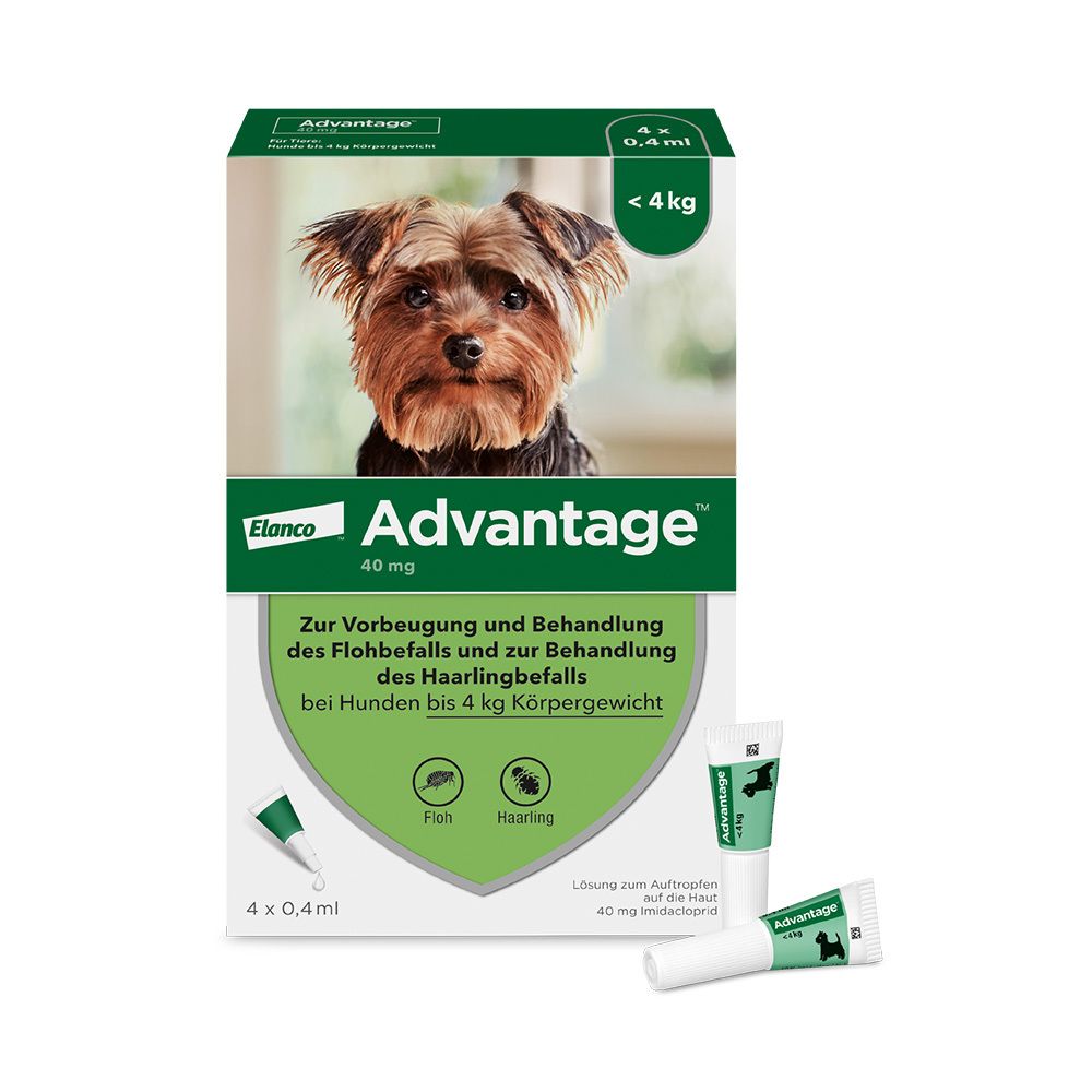 Advantage 40 Lösung f.Hunde bis 4 kg St