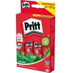 Pritt Klebestift Permanent Transparent 6 Stück à 22 g