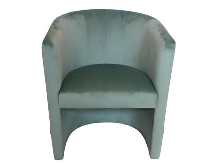 MartHome Cocktailsessel Club Tom Velour - Sessel für Wohnzimmer, Büro, Hotel - Sitzmöbel, Hotelmöbel Gepolsterter Stuhl Clubsessel Stuhl Loungesessel Cocktailsessel (Türkis)