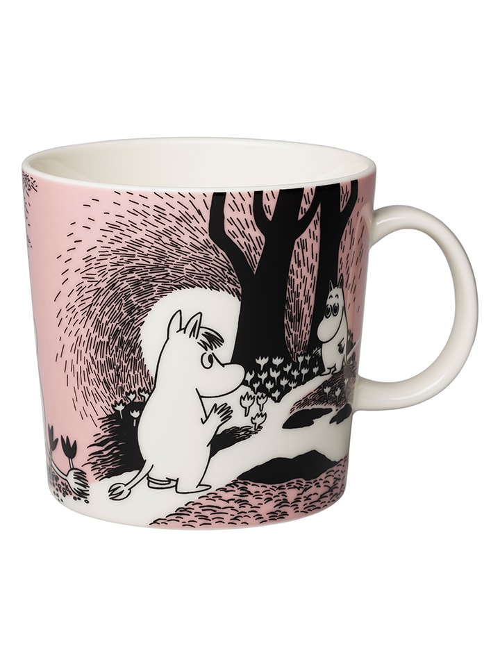 Moomin Tasse ''Love'' in Rosa/ Weiß - 400 ml - onesize