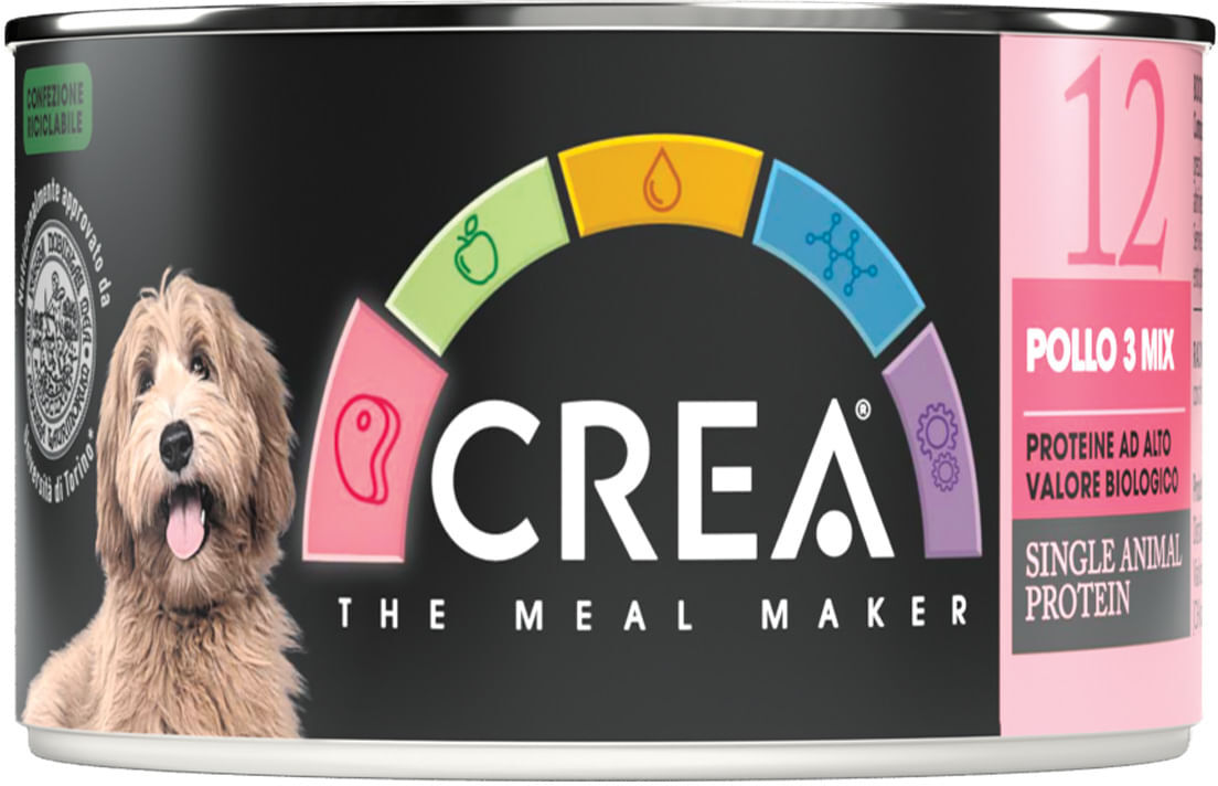 Crea Dog Lattina Pollo 3 Mix 150G