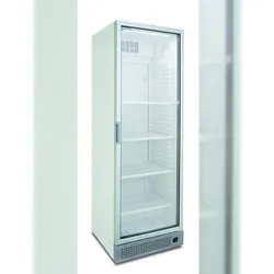 KLIMAITALIA Statischer Getränkekühlschrank mit Umrührer und analogem Thermometer. Temperatur 0°C/+10°C.  Modell CL372VWHITE