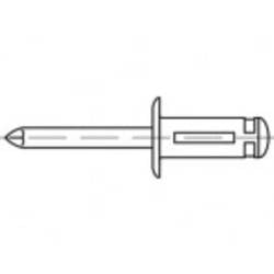 TOOLCRAFT TO-5455305 Offene Blindniete 4.8 mm 250 St.