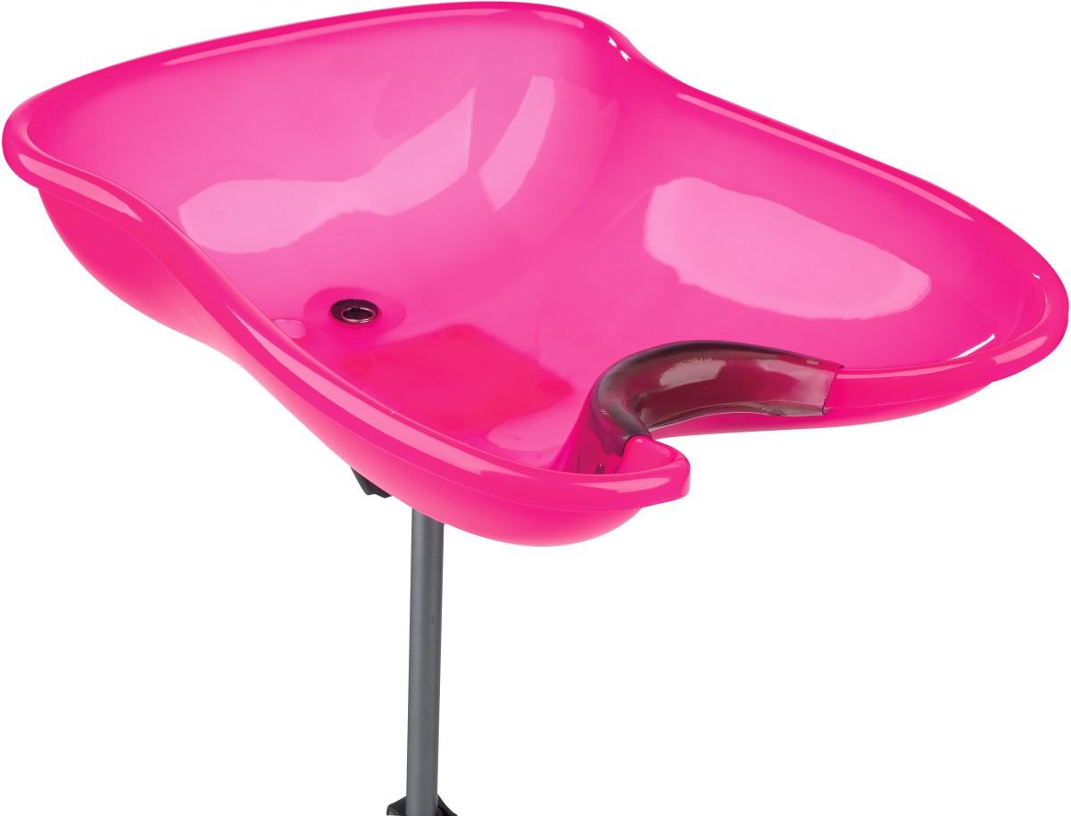 Sibel Mobiles Rückwärtswaschbecken pink transparent SN-0078006