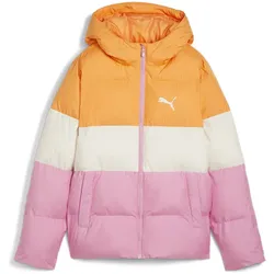 PUMA Polyester Kapuzen-Pufferjacke Kinder 48 - mauved out 176