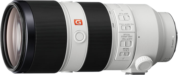 Sony SEL70200GM, Telezoom-Objektiv, 23/18, 70 - 200 mm, Bildstabilisator, E-Halterung, Autofokus