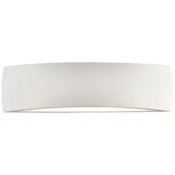 ACB Gips-Wandleuchte ALBA 16/3386-30, Up & Down, 30cm, E14 max. 15W, überstreichbar, weiß ACB-A33861B