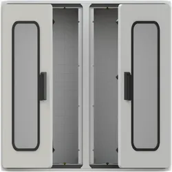 ABB PS442T43 Schrank 1000x1000x320 mit Fenstertür Polycarbonat Fenster IP54, IK07