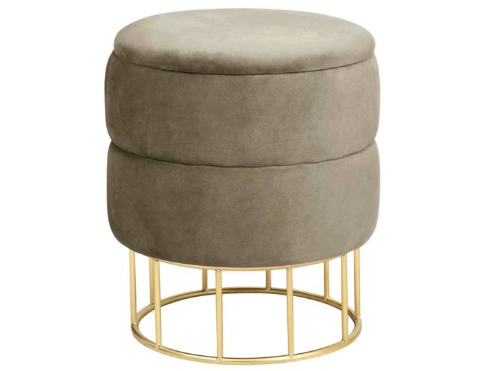 Sitzhocker – ELZA – Beige