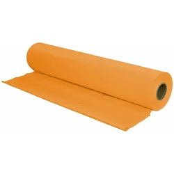 1x Tischtuch Tischdecke Biertischdecke LDPE orange perforiert auf Rolle 0,70 x 240m