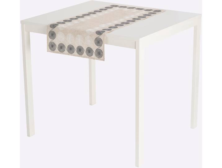 Tischdecke Gr. 4, beige, B:40cm L:40cm, Tischdecken, Tischdecke
