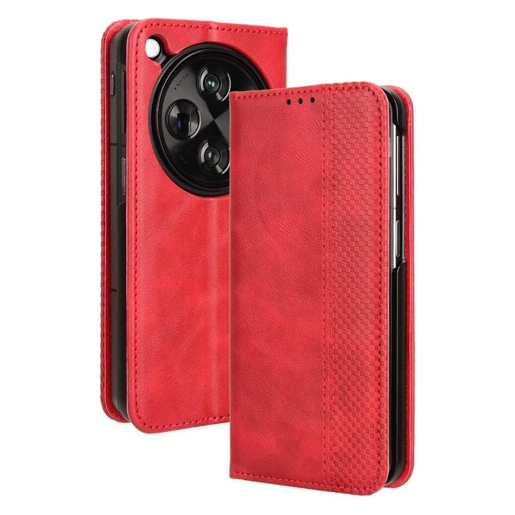 Cover-Discount OnePlus Open - Stand Flip Case Hülle rot (OnePlus Open) (660173619B)