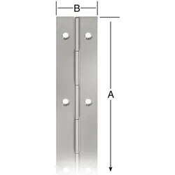 Vormann, Scharnier, Stangenscharnier 32X2040 mm