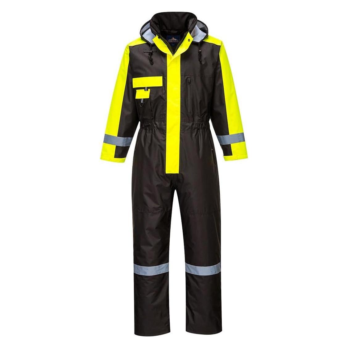 Portwest Herren Winter Arbeitsoverall -40 °C Kälteschutz Schwarz M (M, 1x) (S585BKRM)