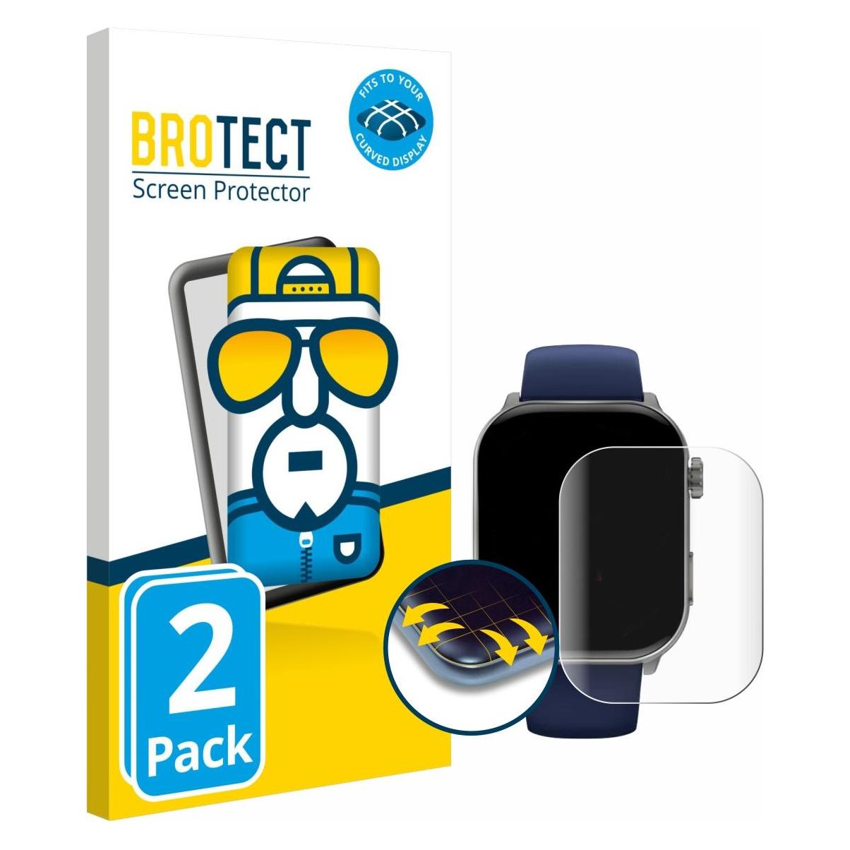 Brotect Fullscreen Schutzfolie Displayschutz Folie Klar Transparent (5159364)