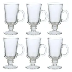 Royal Leerdam, Tasse, Kaffee-/Teebecher 4 Stück, 24 cl (240 ml, 6x)