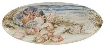 "Certified International Coastal Landscape Fish Platter - 19.5"" x 8.75"""