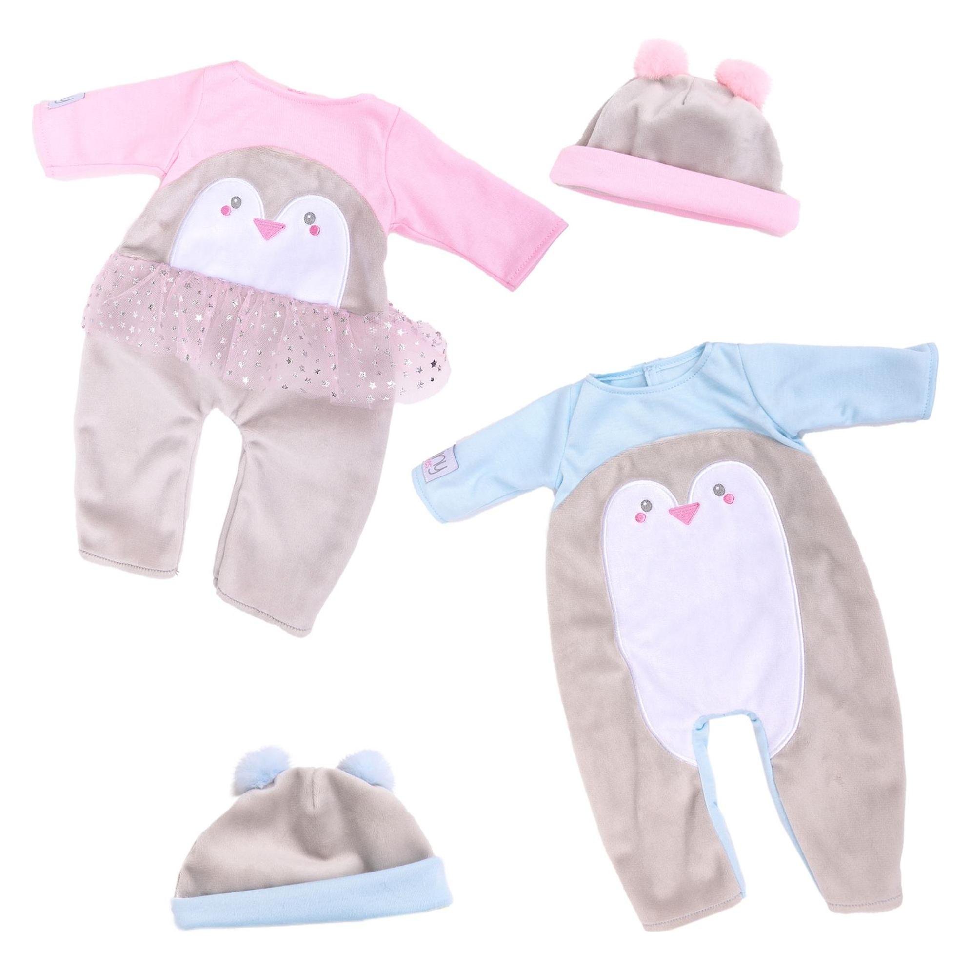 Tiny Treasures Baby Penguin Twin Doll Set (30544) (30544)