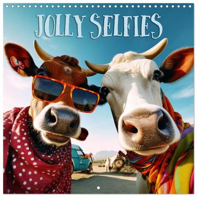 Jolly Selfies (Wall Calendar 2026 12 × 12 Inch) CALVENDO 12 Month Wall Calendar