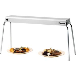 Bartscher Wärmebrücke IHR800, 114002, Infrarot-Heizröhre, Aluminium, 800 Watt