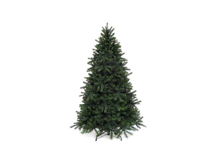 Laalu Weihnachtsbaum künstlicher Merlin 210 cm, grün, 3D, 1583 Zweige, inkl. Metallständer, Grün, Metall, Kunststoff, Tanne, Freiform, 210 cm, Dekoration, Weihnachtsdekoration, Christbäume & Zubehör