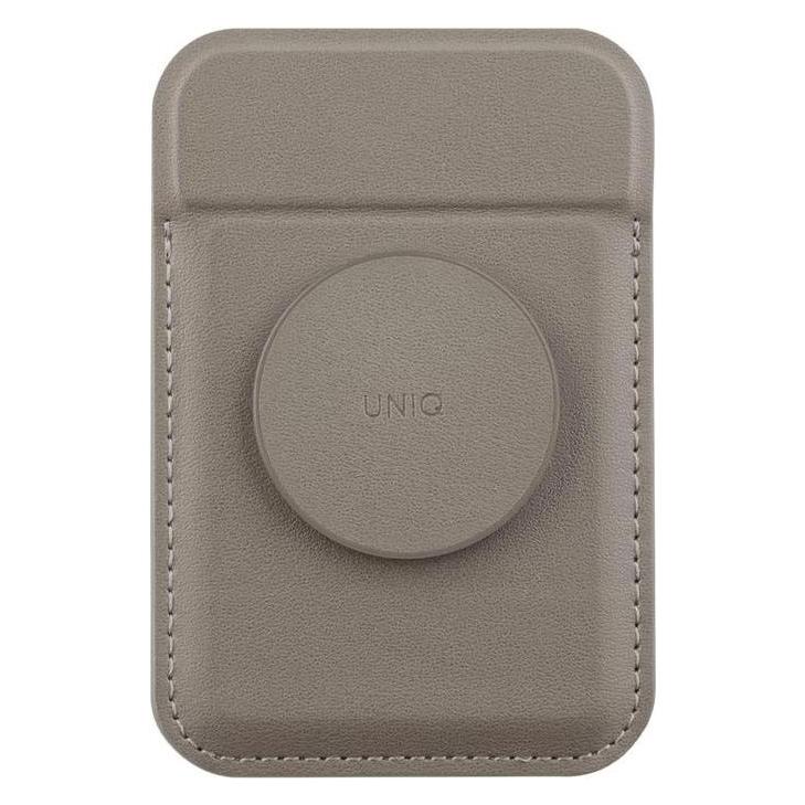 Uniq Flixa magnetyczny portfel na karty z podpórką szary/flint grey MagSafe (Uni001085-0)