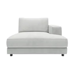 Jette Home Element Ottomane rechts in Feincord Modulsofa Sila ¦ grau ¦ Maße (cm): B: 125 H: 85 T: 170.0