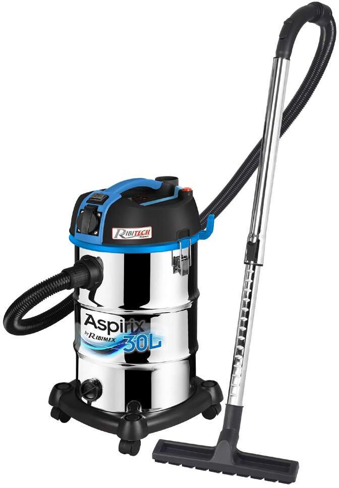 Ribimex PRASP31LPE Aspirasolidi e liquidi 30L con presa 1200W