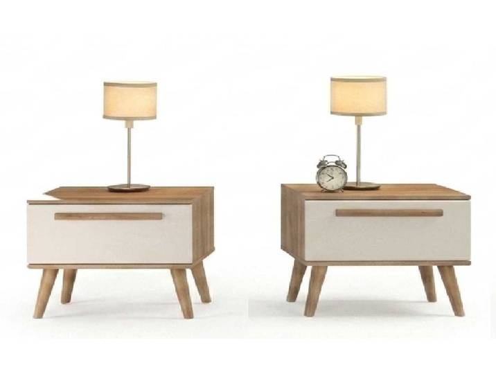 JVmoebel Nachttisch Nachttisch Beige Modern Luxus Nachtkonsole Beistelltisch Konsole (2-St., 2-tlg)