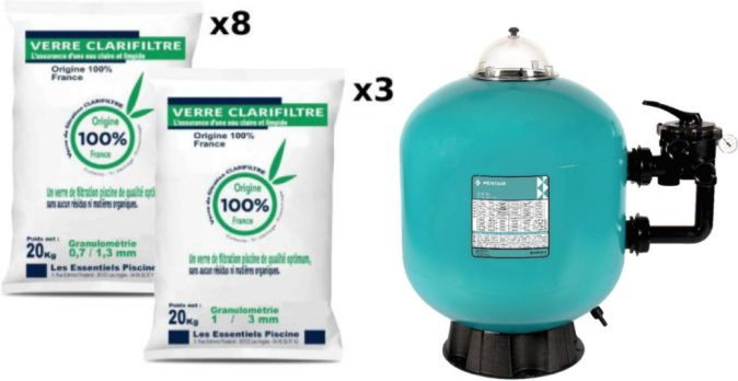 Pentair Pack Triton TR100 + Verre éco-filtrant