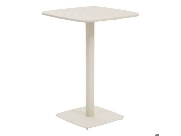Table haute de jardin 2 places Alegoria 70x70cm argile - Hespéride