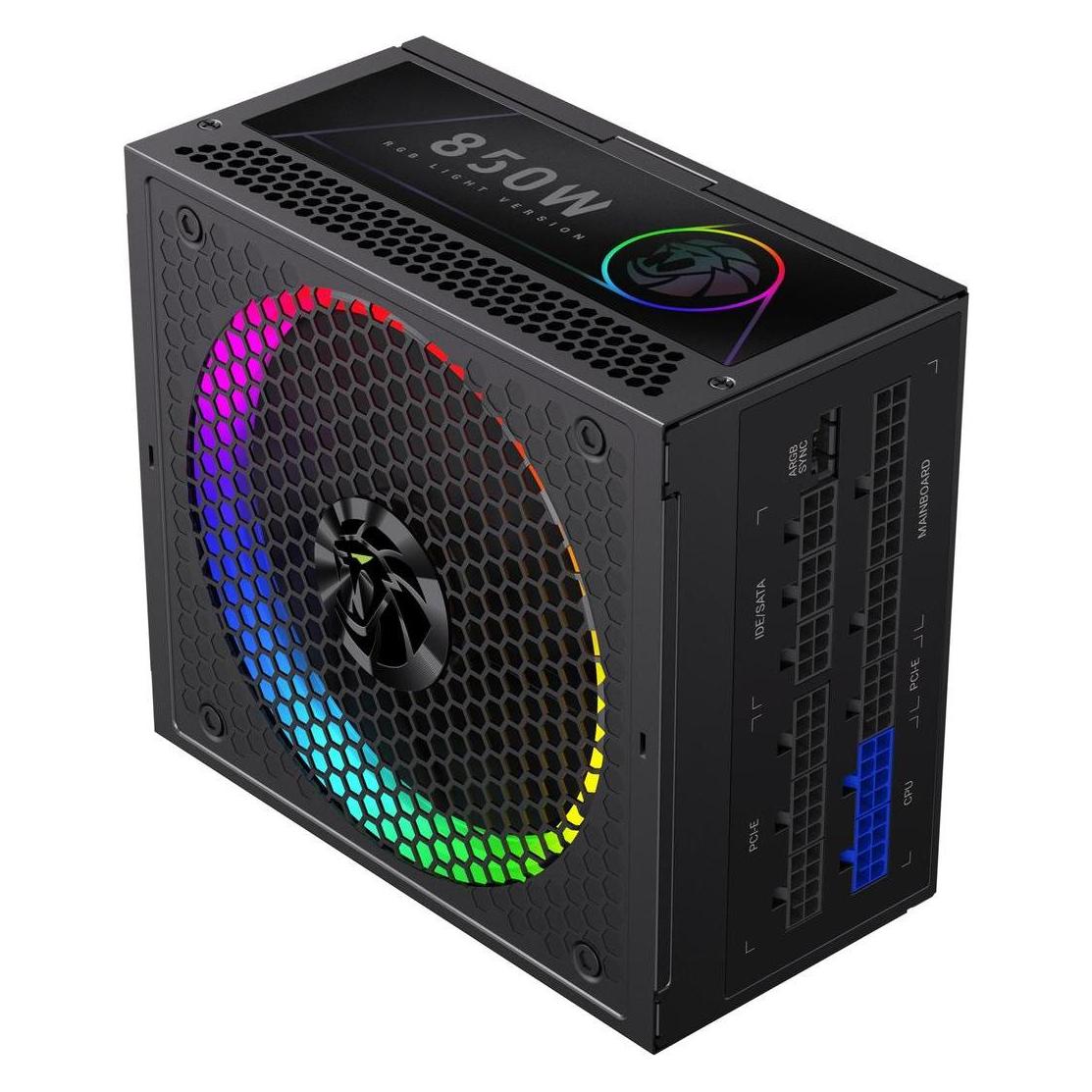GameMax Zasilacz Power Supply, 80 PLUS, Gold | RGB 850G | 850 W (850 W) (RGB 850G)