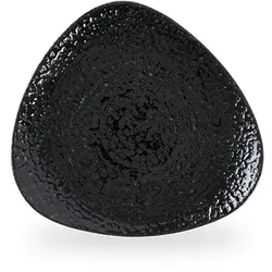 Churchill Homespun Chroma Black Teller Dreieckig 26,5cm