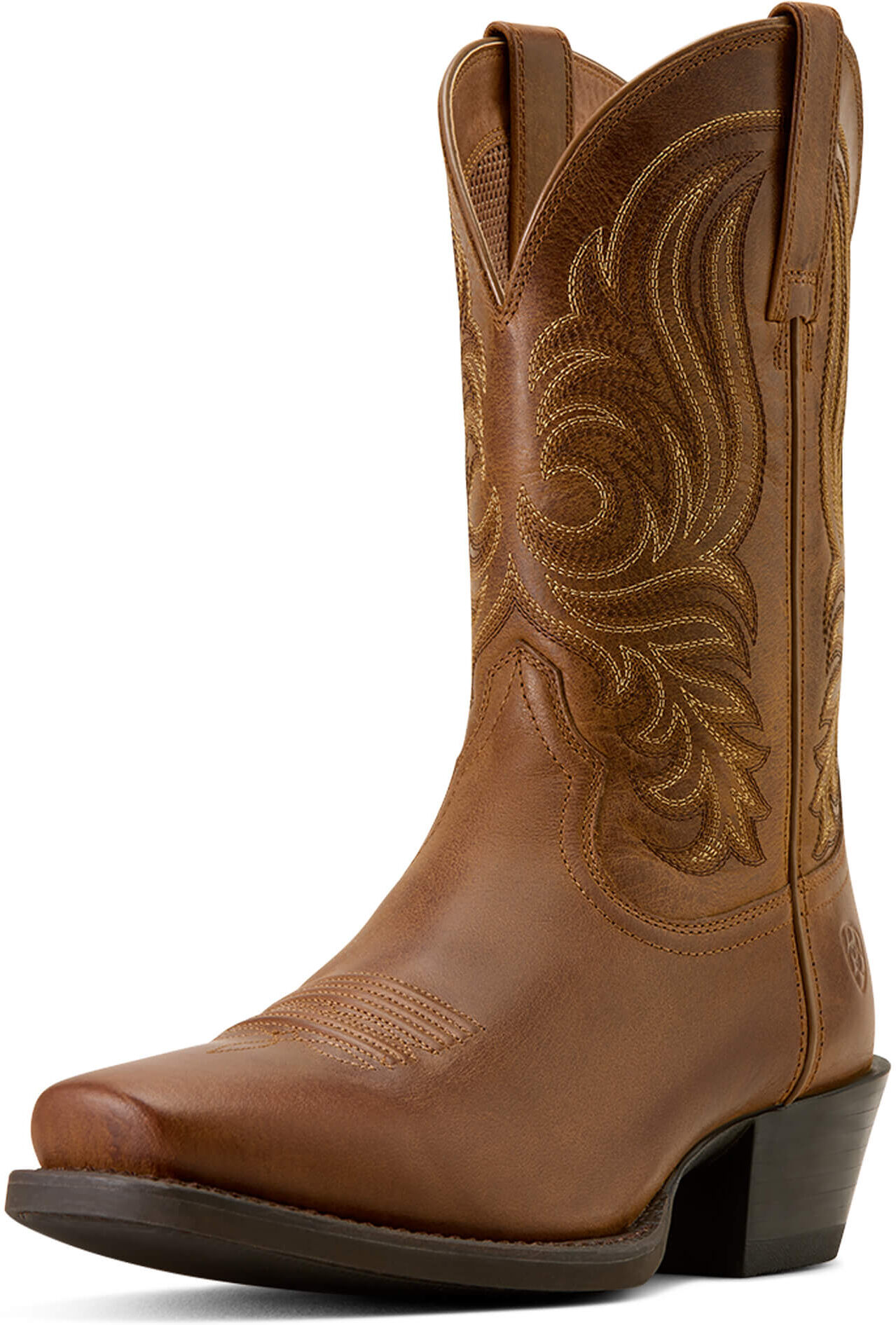 Men's Sport Lawman Square Toe Cowboy Boots in Georgia Clay Leather, Size: 9 EE / Wide by Ariat