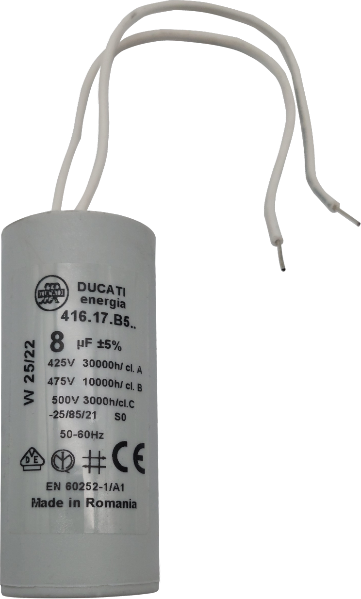 Condensateur SFA 8MF pour SaniCom/ V3380 Speed/Vite
