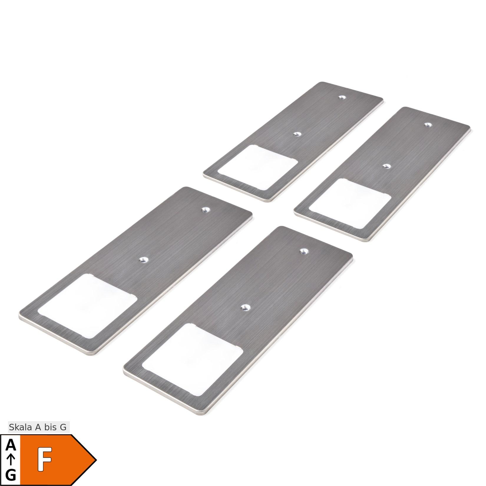 4er Set Unterbauleuchte TooFlat, warmweiß