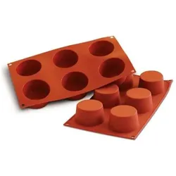 Silikomart Muffin Silicone Mould, Backform, Braun