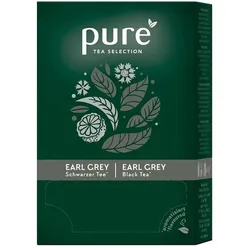 Pure Tea Selection Schwarztee Earl Grey 25 Stück Tassenportion Papierkuvert grau