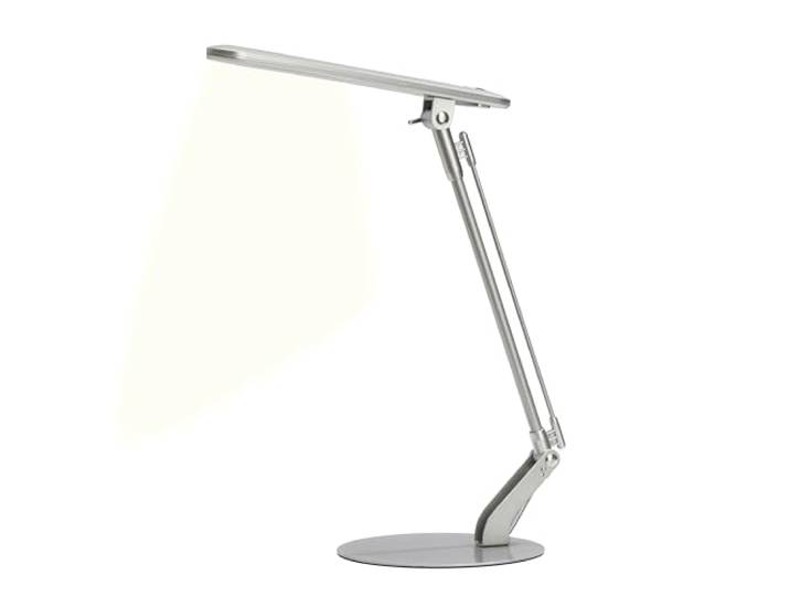 Brilliant Lampe Brendan LED Schreibtischleuchte titan 1x 6W LED integriert (SMD), (680lm, 4100K) Druckschalter am Kopf
