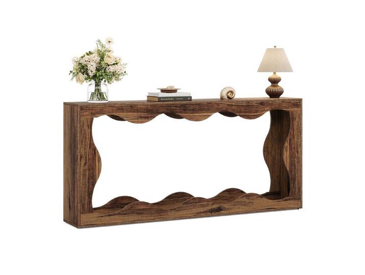 Tribesigns Konsolentisch 160cm Langer Eingangstisch, Sofa-Konsolentisch, schmaler Konsolentisch
