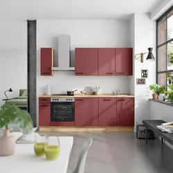 Küchenleerblock Easytouch Low o. Geräte Rot