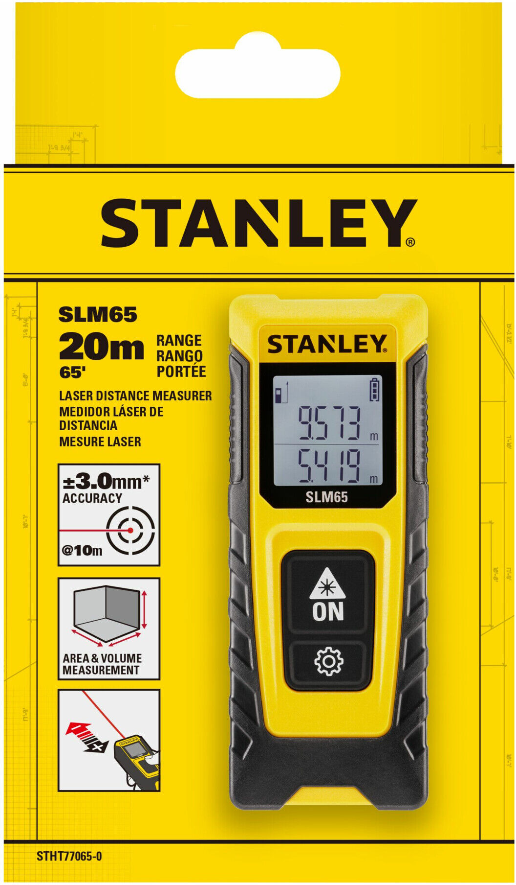 Stanley Entfernungsmesser SLM65 bis 20m STHT77065-0)