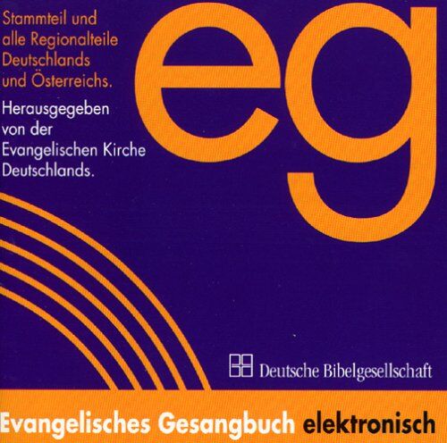 Evangelisches Gesangbuch elektronisch. CD-ROM für Windows 3.1, 95, 98 oder NT - Preis vom 09.10.2026 07:28:09 h