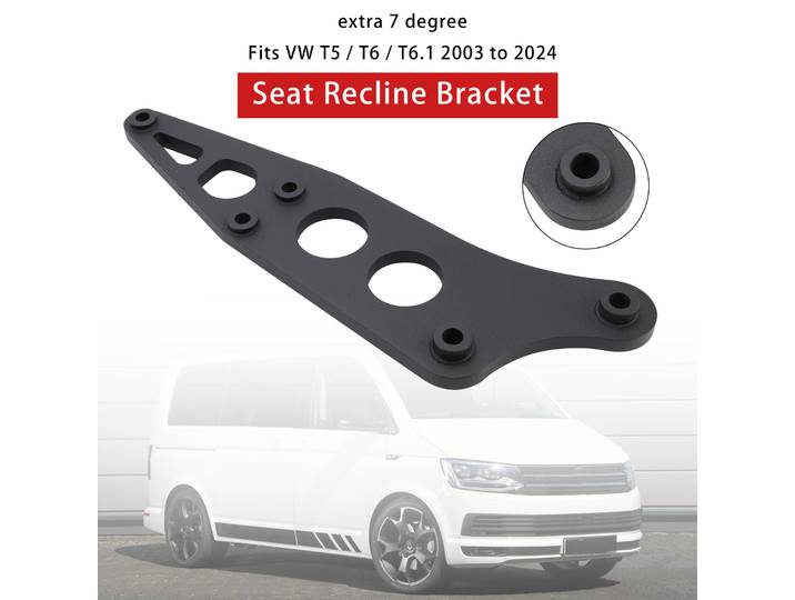 Support d'inclinaison supplémentaire Artudatech pour siège double passager VW Transporter T5 T6 2003-2024