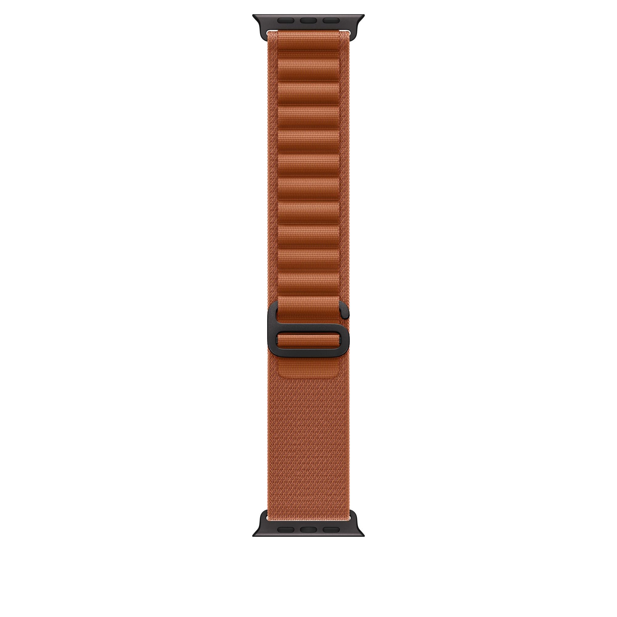 Apple 49 mm Alpine Loop Terracotta - Medium - Titan Schwarz