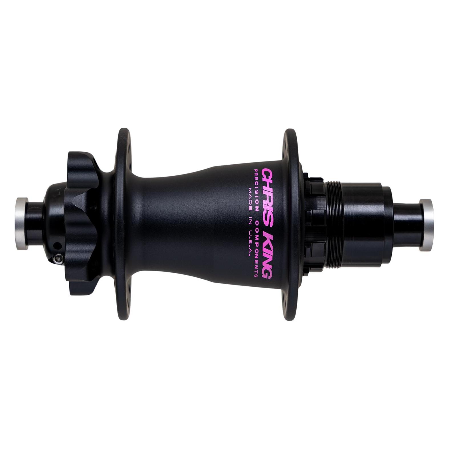 Chris King Disc 6-Loch BOOST Nabe HR, 148x12mm, 32 L., Edelstahl-Lager, Shimano HG, two tone black/p (Scheibenbremse 6-Loch) (53632254)