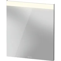 Duravit Licht & Spiegel Best Spiegel mit LED-Beleuchtung, Lichtfeld oben, Spiegelheizung, Höhe 700mm, Weiß Matt, LM7855D00000000, Länge: 600mm