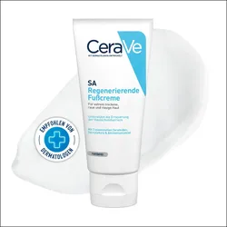 CeraVe Regenerierende Fußcreme für extrem trockene, raue und rissige Haut, mildert Vorhornungen 88 ml