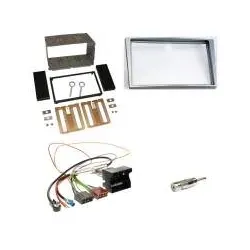 Opel Astra Corsa Zafira ab 2004 Autoradio 2-DIN+Fach Einbaurahmen Radioblende...