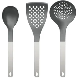 Rosti New Optima White 3-tlg., Kochbesteck, Braun, Weiss